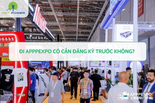 Đi APPPEXPO có cần đăng ký trước không?