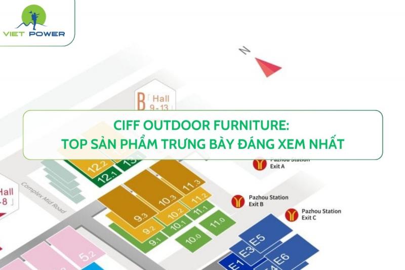 CIFF Outdoor Furniture: Top sản phẩm trưng bày đáng xem nhất