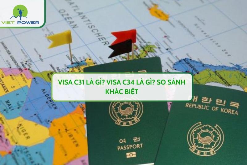 Visa C31 Là Gì? Visa C34 Là Gì? So Sánh Khác Biệt